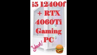 i5 12400f  RTX 4060Ti Gaming PC  LIVE PC BUILD [upl. by Yrrol]