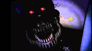 Nightmare Scream 1 hour Fnaf 4 [upl. by Surad]