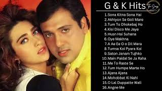 Govinda amp Karishma Kapoor 💞 90s Block Buster Romantic💖 Hit Songs Collection 💘 Govinda Hit Songs [upl. by Pesek535]