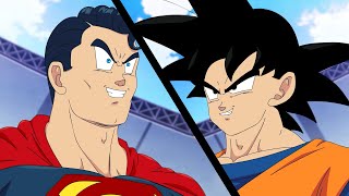 Goku vs Superman RAP BATTLE [upl. by Ellemrac]