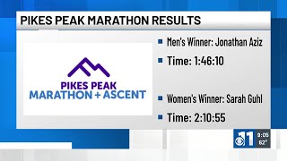 Pikes Peak Marathon and Ascent winners [upl. by Nodroj375]