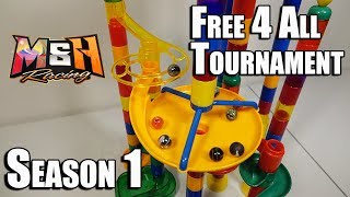 10000 MARBLES VS 100 BOMBS INSANE Marble Run  Marble World [upl. by Arahd]