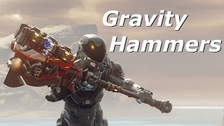 Halo 5  Gravity Hammers Analysis [upl. by Nodanrb]