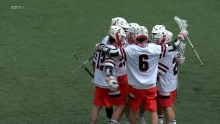 Highlights Mens Lacrosse vs Brown  33019 [upl. by Erdnaxela248]