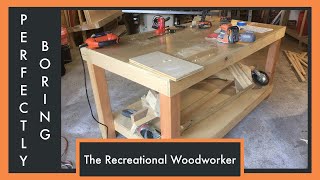 The Perfectly Boring Workbench  Easy to Follow Plans to Build a Strong Simple Workbench [upl. by Yenffad]