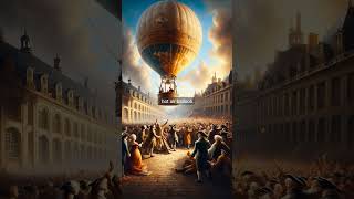 Today in History June 4th The Montgolfier Brothers’ First Hot Air Balloon Flight onthisday [upl. by Ahsiuqal]