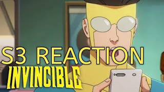 INVINCIBLE  SEASON 3  TEASER  BLIND REACTION [upl. by Anawak574]