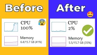 Fix CPU 100 Usage Windows Tech windows10 [upl. by Doowyah]