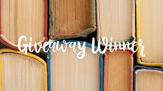 Book giveaway winner [upl. by Yelahc]