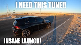 MK8 Golf R Stage 1 E85 ECUDSG Tune Review  Dragy Test [upl. by Smail537]