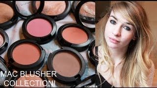 My MAC Blusher amp Mineralised Skin Finish Collection [upl. by Roger]