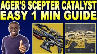 HOW TO GET Agers Scepter Catalyst amp Masterwork Destiny 2 [upl. by Rosamond]