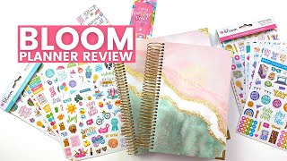 Planner Review  Bloom Daily Planners  Stickers amp Planners Unboxing [upl. by Vanna]