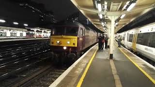 47802 departs Victoria from Southall with Black 5s 45407 and 4487 on the rear [upl. by Jacobina394]