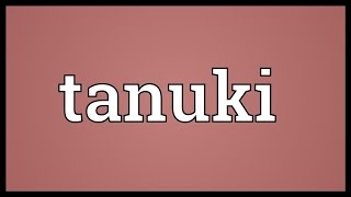 Tanuki Meaning [upl. by Geoffry919]