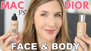 MAC Face and Body Foundation vs DIOR Face and Body Foundation [upl. by Deck]