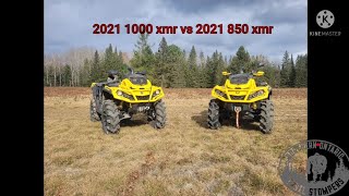 2021 850 vs 1000 xmr outlander [upl. by Eentrok482]