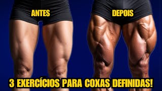 3 Exercícios Para Desenvolver os Vastos Laterais e Mediais das Coxas 💪🔥 [upl. by Atsilac973]