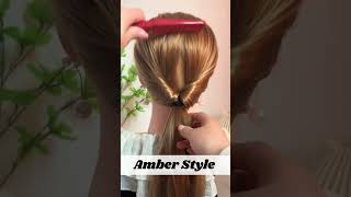 How to make Amber Style Hair Style shorts trending ytshorts viral [upl. by Hoon523]