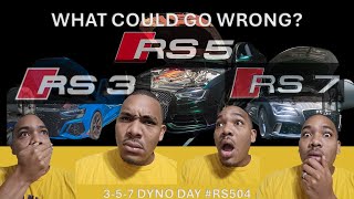 DYNO DAY RS504 AUDI RS3 RS5 RS7 [upl. by Akcimahs]