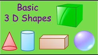 3D shapes  Solid figures  Solid shapes  Learn about 3D shapes  Basic Shapes  grade 1  class1 [upl. by Vijnas15]