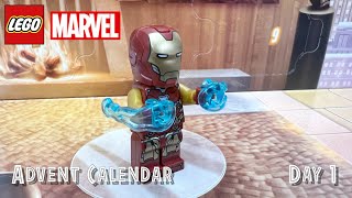 Opening Day 1 of LEGO Marvel Avengers Advent Calendar 2023 76267 lego christmas [upl. by Leahci]