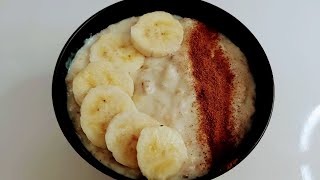 MINGAU CREMOSO DE BANANA COM AVEIA [upl. by Derraj]