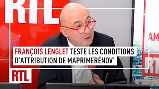 François Lenglet teste les conditions dattributions de MaPrimeRénov [upl. by Ayahs]