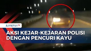 DetikDetik Polisi Hutan Sergap Pencuri Kayu Jati di Madiun [upl. by Akemrej]