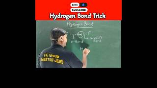 Hydrogen Bonding Trick shorts viralvideo Neet IITJEE [upl. by Edda]