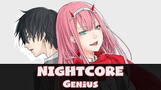 Nightcore  Genius Lyrics LSD  Labrinth Sia Diplo [upl. by Nylsor]