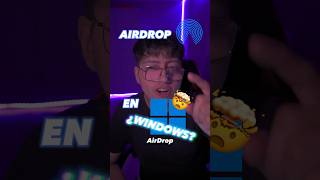 AIRDROP EN WINDOWS 🤯🤯 airdrop iphone apple windows pc tricks [upl. by Cianca636]