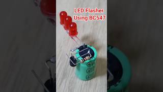 LED Flasher Using BC547 [upl. by Ayana]