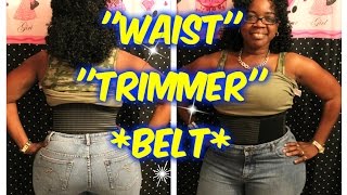 WAIST TRAINER BELT  REVIEW JAN 2016 [upl. by Edlun175]