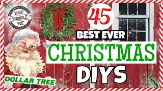 45 GORGEOUS CHRISTMAS CRAFTS YOULL WANT TO MAKE  BEST Dollar Tree Christmas DIYS [upl. by Pessa573]