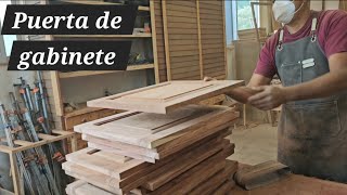 PUERTA para GABINETE de cocina 😃 woodworking [upl. by Loella]