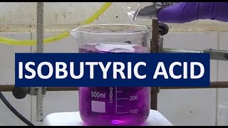 ISOBUTYRIC ACID ncchem [upl. by Bevers]