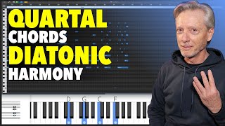 Quartal Chords in Diatonic Harmony  stack 4ths not 3rds [upl. by Dorri79]