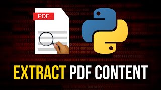 Extract PDF Content with Python [upl. by Joelynn]