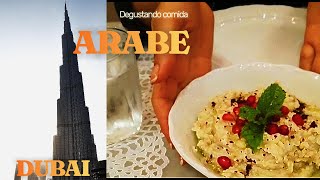 Probando Comida ARABE en DUBAI dubai dubailife emirates dubailifestyle viajesporelmundo [upl. by Relda]