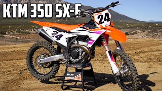 2024 KTM 350 SXF Ride Review  Cycle News [upl. by Ridan]