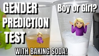 GENDER PREDICTION TEST AT HOME WITH BAKING SODA [upl. by Ayekel]