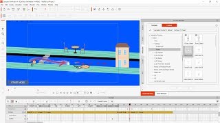 Cartoon Animator 4 Tutorial How to animate throw and escape from Item [upl. by Ormsby]