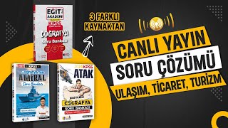 ULAŞİM TİCARET TURİZM CANLI YAYIN SORU ÇÖZÜMÜ [upl. by Cinimmod]