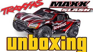 Traxxas Maxx Slash unboxing video [upl. by Acinoda]