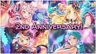 Bandori JP 2nd Anniversary DreamFes Gacha  12500 Stars [upl. by Granoff]