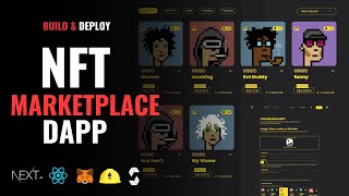 Build And Deploy NFT Marketplace Using NextJs Solidity Hardhat NodeJs amp MetaMask  2024 [upl. by Zelazny677]