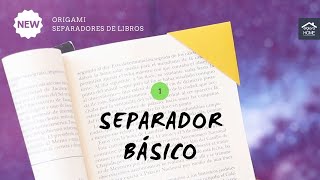 COLECCIÓN DE SEPARADORES DE LIBROS DE ORIGAMI  1 BÁSICO [upl. by Pernell]