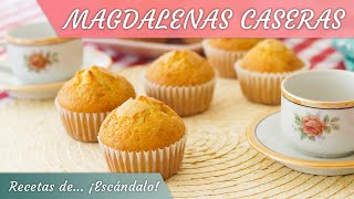 MAGDALENAS CASERAS las mejores que vas a encontrar esponjosas y con copete [upl. by Melan]