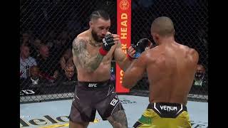 Edson Barboza vs Shane Burgos UFC 262 quotbarbozas right handquot [upl. by Aletha661]